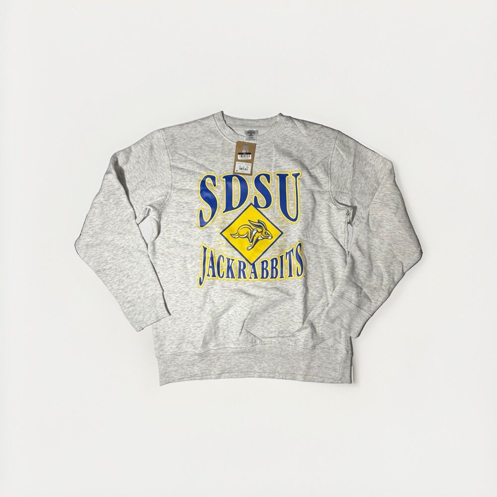 NWT SDSU Jackrabbits Rivalry Threads Sweatshirt Adult M Gray South Dakota State